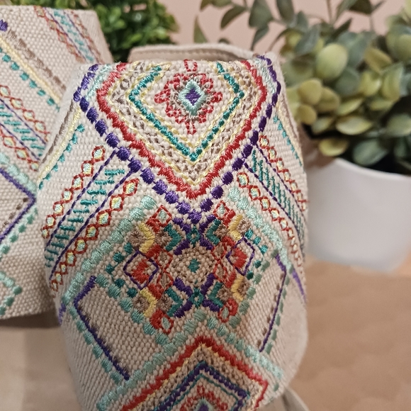 SOLD SOLD SOLD SOLD NANETTE LEPORE WEDGE SANDALS - Picture 3 of 6